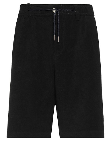 HISTORY LAB Shorts & Bermuda Black 80% Cotton, 20% Polyester