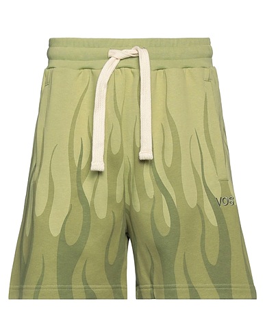 VISION OF SUPER Pantalone felpa Verde salvia 100% Cotone