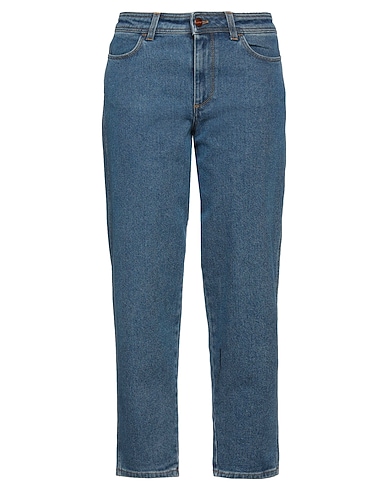RODEBJER Denim trousers Blue 98% Cotton, 2% Elastane