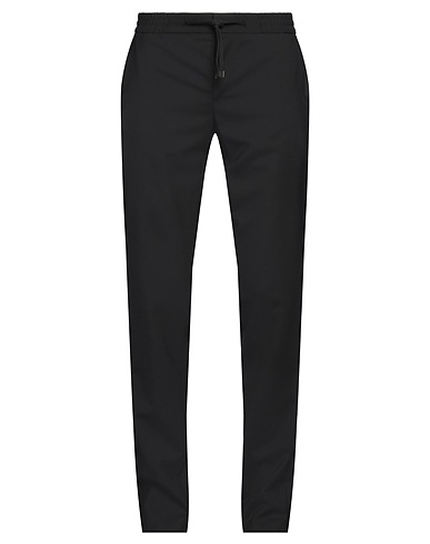 LARDINI Casual trouser Black 100% Wool