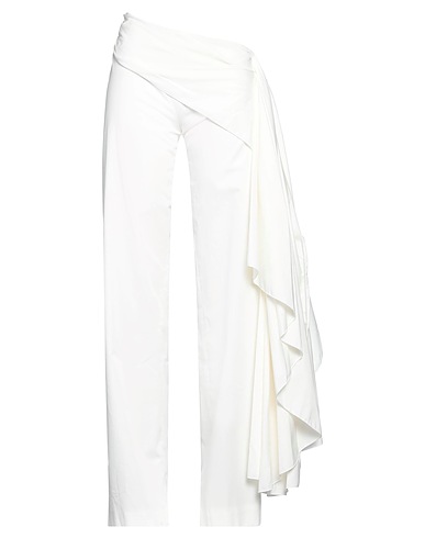 MAX ZARA STERCK Pantalone Bianco 100% Cotone