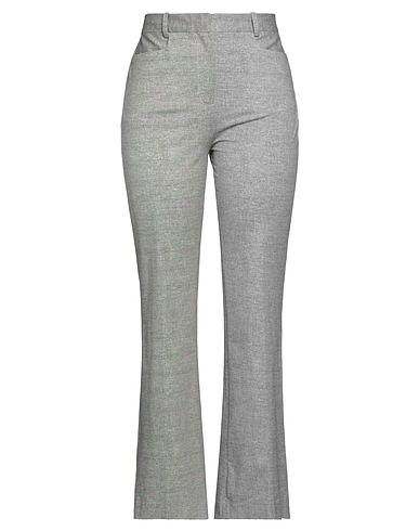 CIRCOLO 1901 Casual trouser Grey 94% Cotton, 6% Elastane