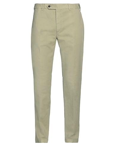 CELLAR DOOR Casual trouser Sage green 96% Cotton, 4% Elastane