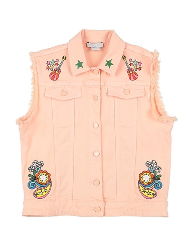 STELLA McCARTNEY KIDS Denim jacket Blush 98% Cotton, 2% Elastane, Polyester
