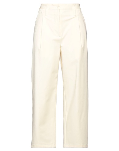 PHILOSOPHY di LORENZO SERAFINI Casual pants Ivory 93% Cotton, 7% Elastane