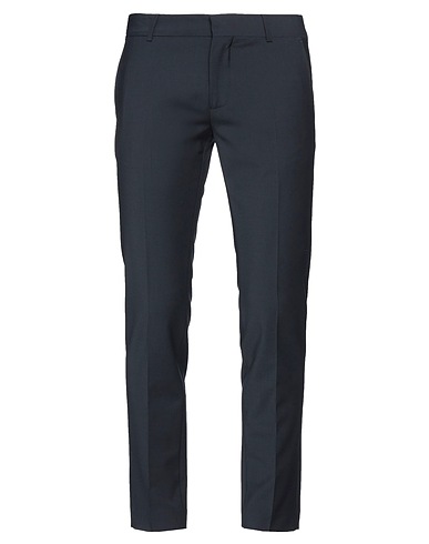 GREY DANIELE ALESSANDRINI Casual pants Midnight blue 55% Wool, 41% Polyester, 4% Elastane