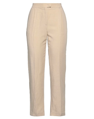 REBEL QUEEN by LIU •JO Pantalone Beige 60% Viscosa, 40% Lino