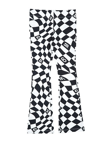 MM6 MAISON MARGIELA Leggings Black 90% Cotton, 10% Elastane
