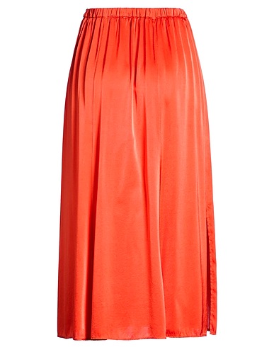 FORTE_FORTE Midi skirt Rust 100% Silk