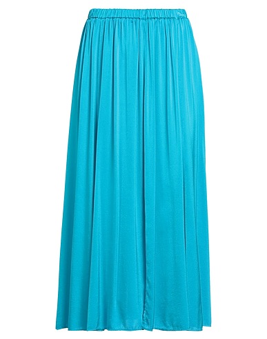 FORTE_FORTE Midi skirt Turquoise 100% Silk