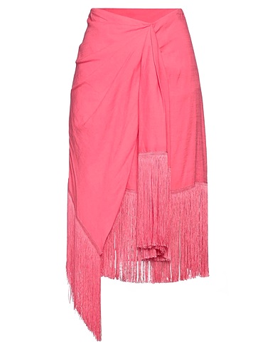 CULT GAIA Midi skirt Fuchsia 51% Linen, 47% Rayon, 2% Elastane