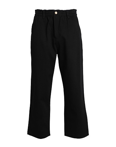 BUTTER GOODS Casual trouser Wide Leg Pants  Black 100% Cotton
