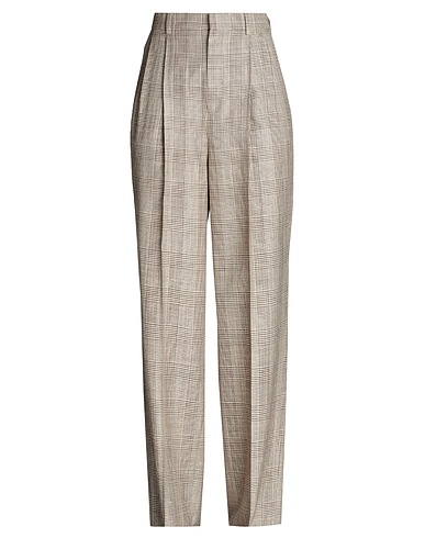 CELINE Casual trouser Beige 53% Silk, 47% Virgin Wool