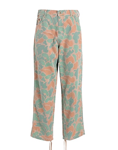 BUTTER GOODS Casual trouser Santosuosso Camo Pants
 Sand 100% Cotton