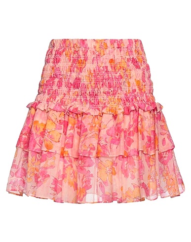 JUCCA Mini skirt Pink 75% Cotton, 25% Silk