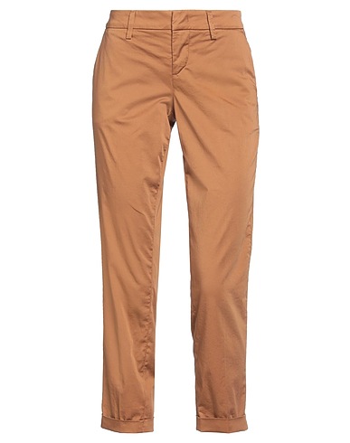 FAY Casual trouser Brown 98% Cotton, 2% Elastane