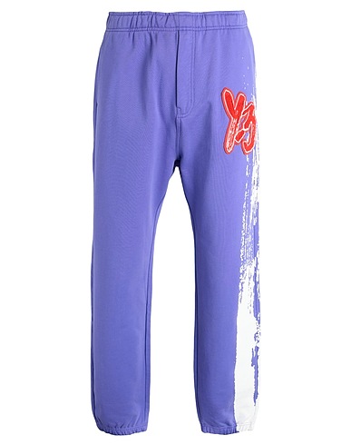 Y-3 Casual trouser Purple 100% Organic cotton