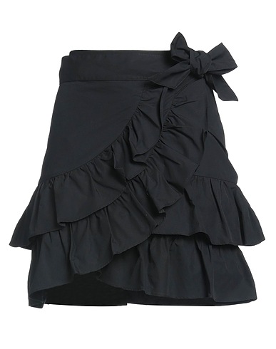RÓHE Mini skirt Black 100% Cotton