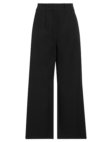 ICHI Pantalón Negro 90% Poliéster, 10% Elastán