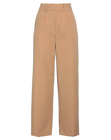 ICHI Pantalone Cammello 90% Poliestere, 10% Elastan