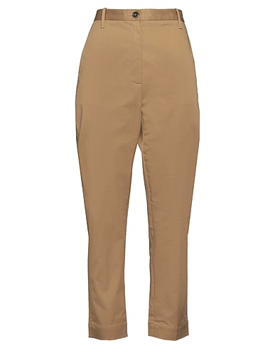 NINE IN THE MORNING Casual trouser Khaki 98% Cotton, 2% Elastane