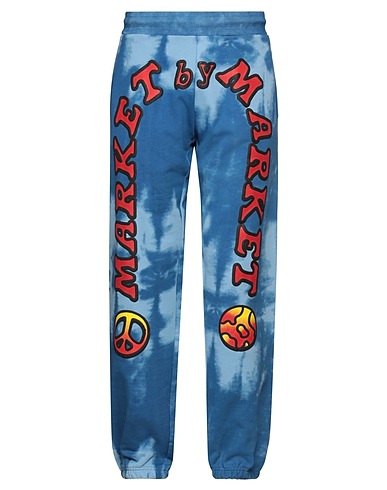 MARKET Pantalone Blu 100% Cotone