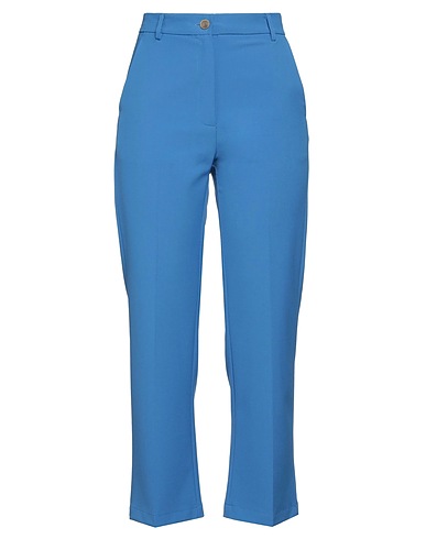 SEMICOUTURE Pantalone Azzurro 68% Poliestere, 29% Viscosa, 3% Elastan