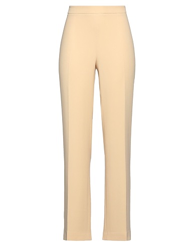 CLIPS Casual trouser Beige 66% Viscose, 30% Acrylic, 4% Elastane