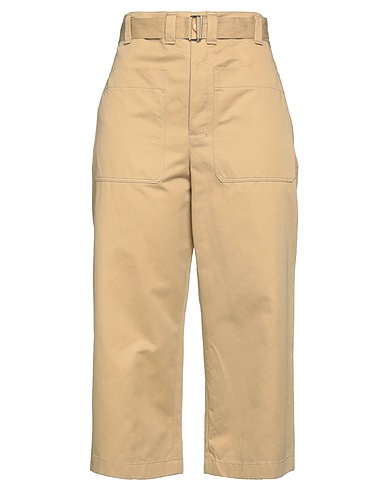 LEMAIRE Casual trouser Beige 77% Cotton, 23% Linen