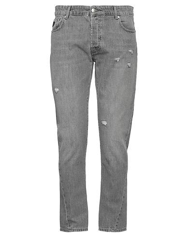JOHN RICHMOND Denim pants Grey 100% Cotton