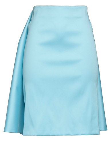 SPORTMAX Midi skirt Sky blue 85% Polyester, 13% Polyamide, 2% Elastane