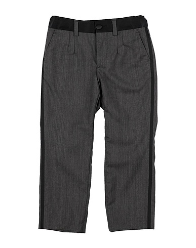 DOLCE&GABBANA Casual trouser Lead 90% Virgin Wool, 6% Silk, 3% Elastane, 1% Polyester