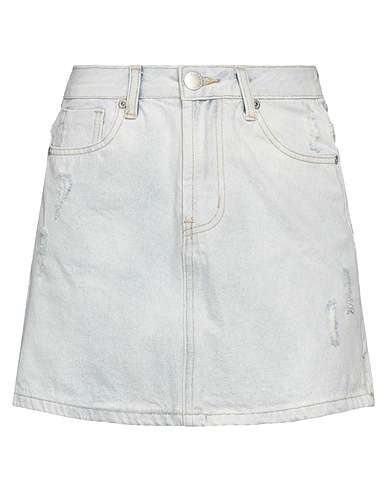 GLAMOROUS Gonna jeans Blu 100% Cotone