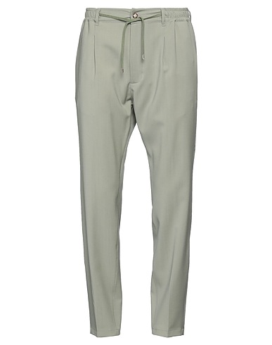 CRUNA Pantalone Verde salvia 100% Lana Vergine