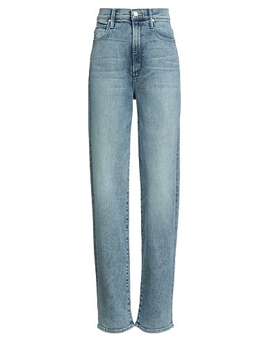 MOTHER Denim trousers Blue 81% Cotton, 11% Lyocell, 6% Polyester, 2% Elastane
