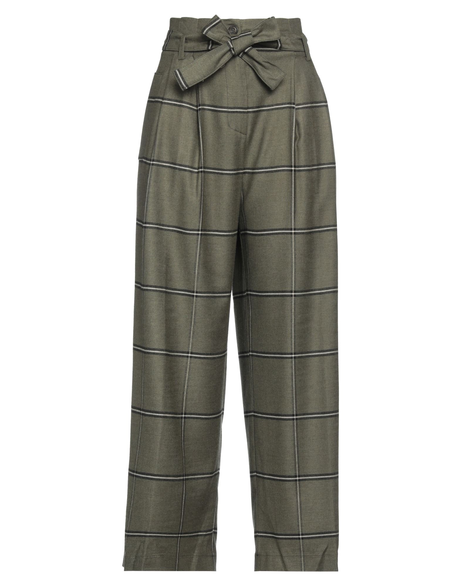 PINKO | Dark green Women's Casual Pants | YOOX