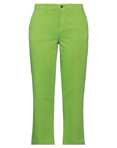 KILTIE Casual trouser Green 68% Cotton, 32% Linen