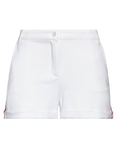 EA7 Shorts & Bermuda White 80% Cotton, 16% Polyester, 4% Elastane