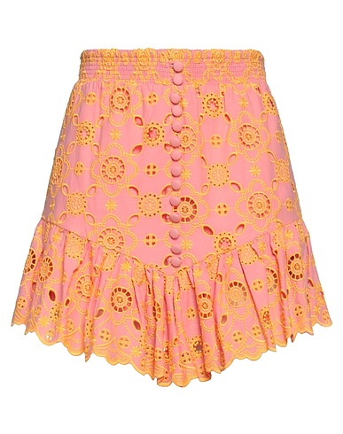 ISABELLE BLANCHE Paris Mini skirt Pink 100% Cotton