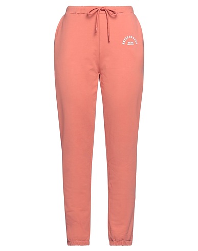 NOTES DU NORD Casual pants Salmon pink 96% Cotton, 4% Elastane