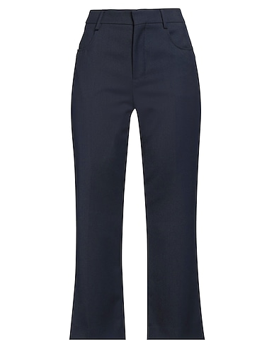AMI ALEXANDRE MATTIUSSI Casual trouser Midnight blue 55% Polyester, 45% Virgin Wool