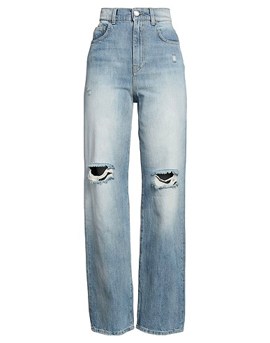 PINKO Denim trousers Blue 100% Cotton