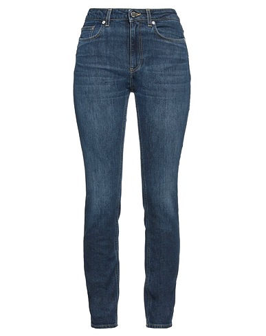 BLK DNM Denim trousers Blue 98% Cotton, 2% Elastane