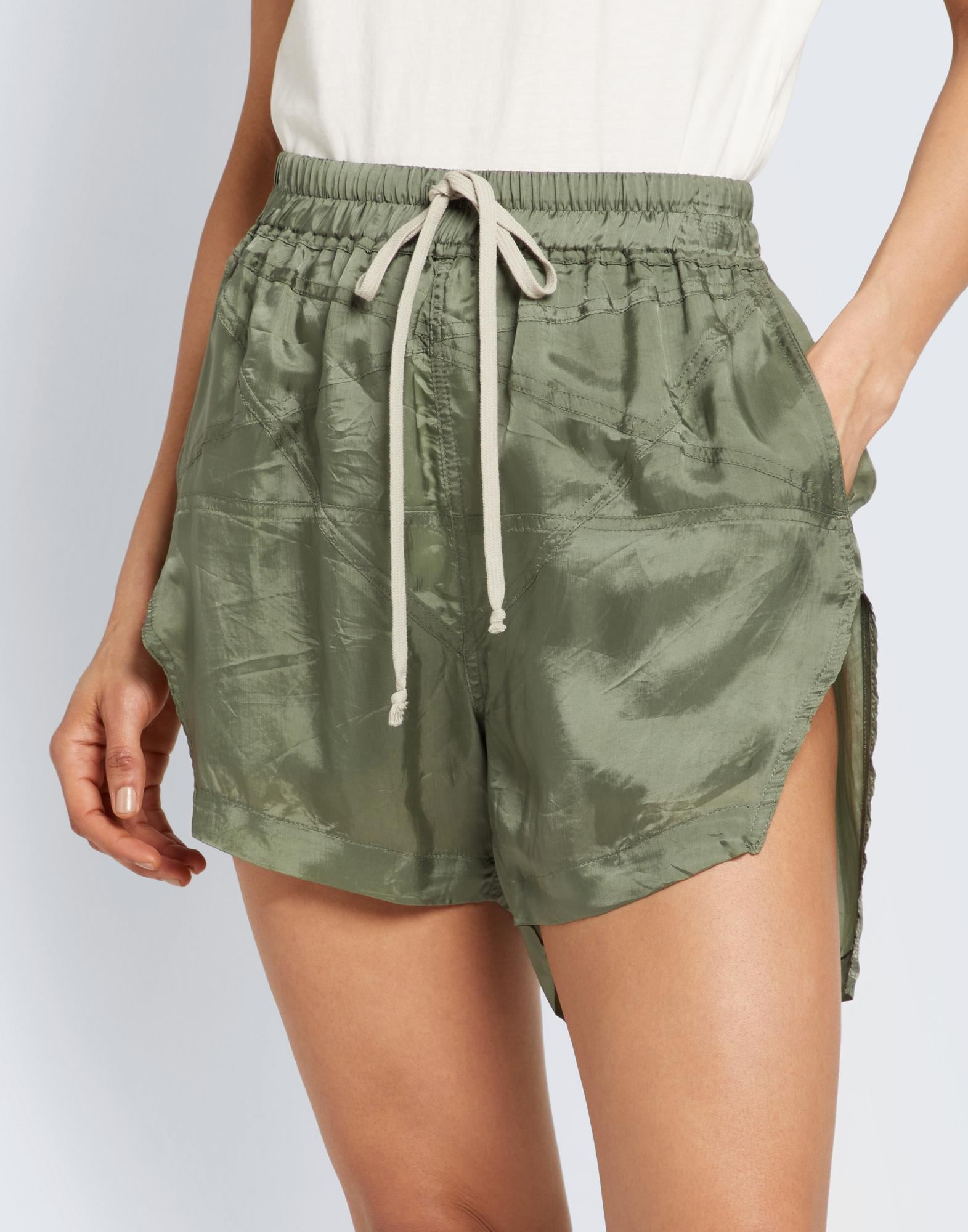 RICK OWENS Pants | Military green Women's Shorts & Bermuda | YOOX