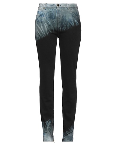PINKO Denim trousers Black 89% Cotton, 10% Polyester, 1% Elastane