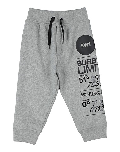 BURBERRY Casual trouser Grey 100% Cotton