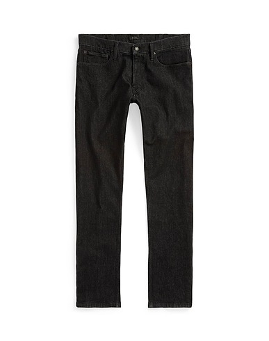POLO RALPH LAUREN ジーンズ ブラック コットン 99% / ポリウレタン 1%