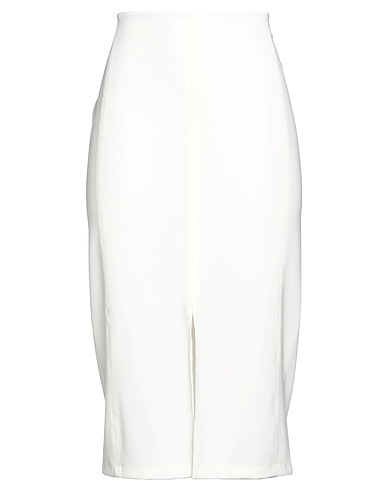 PINKO Midi skirt Ivory 50% Viscose, 42% Polyamide, 8% Elastane