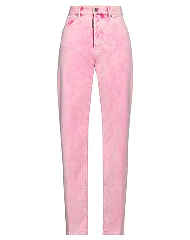 DSQUARED2 Casual pants Pink 97% Cotton, 3% Elastane