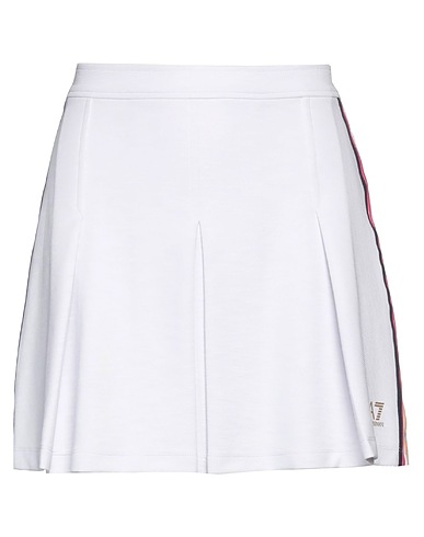 EA7 Mini skirt White 51% Polyester, 45% Cotton, 4% Elastane, Polyamide